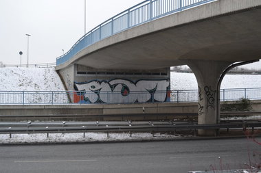 Graffiti Wall in Gera - Photo by geracity - Rdm, Redröm (2014)