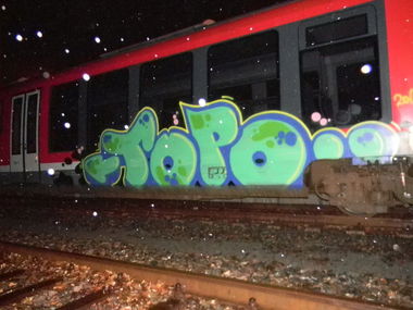 Graffiti Train in Gera - Photo by geracity - topo (2010)