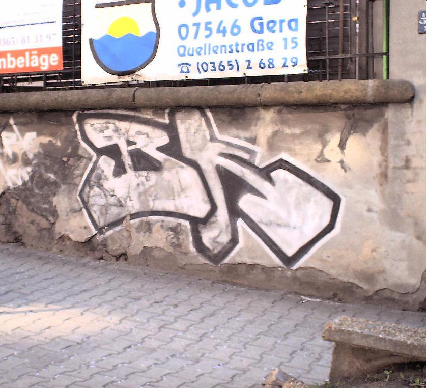 Graffiti Wall in Gera - Photo by geracity - bk
