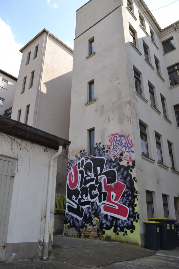 Graffiti Wall in Gera - Photo by geracity - vier, sechs, 46 (2014)