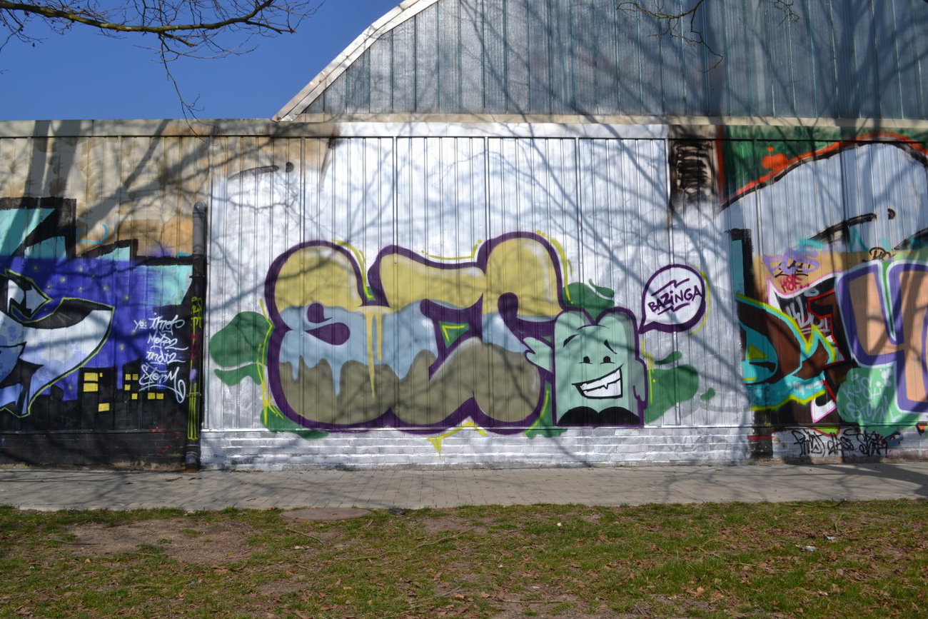 Graffiti Wall in Gera - Photo by geracity - Ser, S&S (2014)