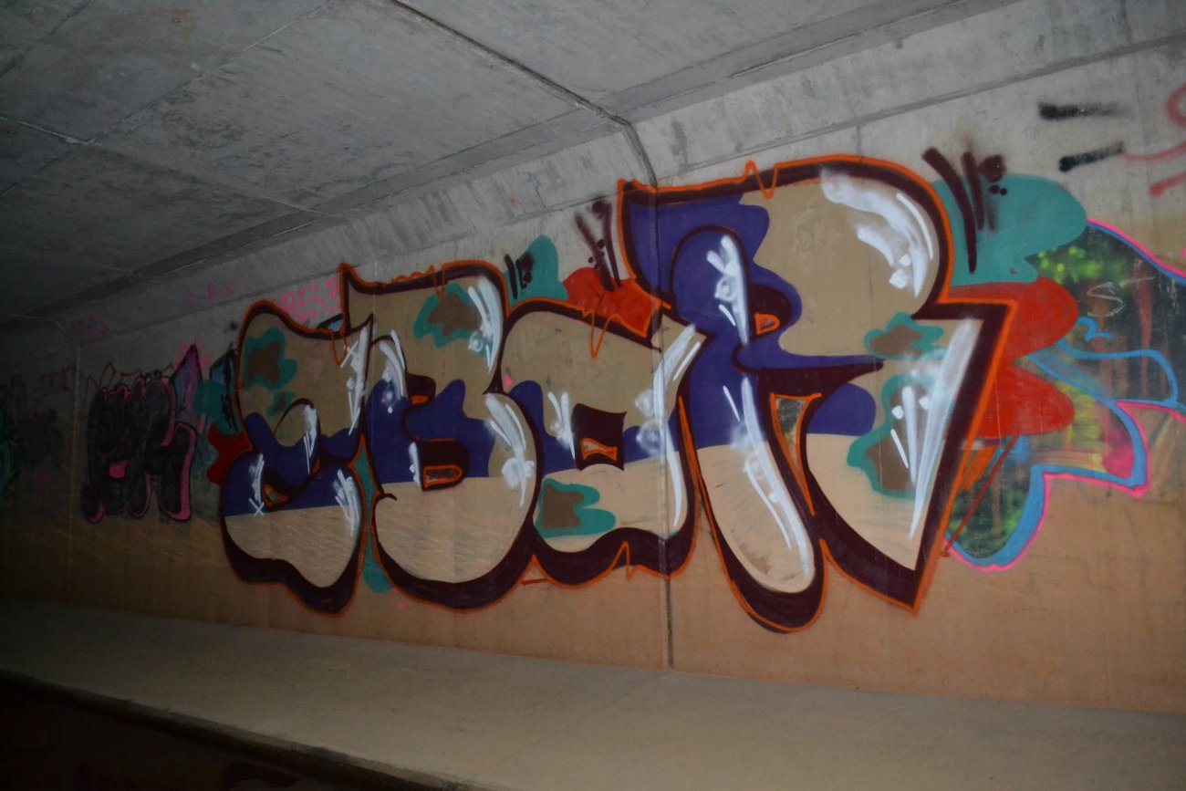 Graffiti Wall in Gera - Photo by geracity - Ebor (2014)