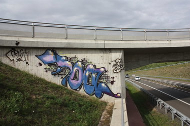 Graffiti Bombing in Gera - Photo by geracity - kool, org, daw (2013)