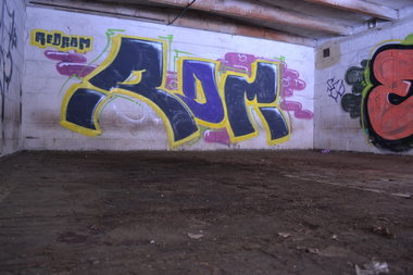 Graffiti Wall in Gera - Photo by geracity - Rdm, Redröm (2014)