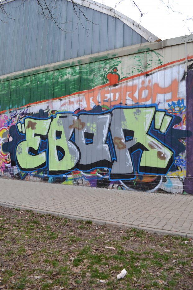 Graffiti Wall in Gera - Photo by geracity - Ebor (2014)