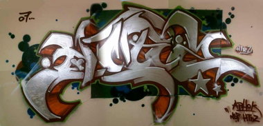 Graffiti Wall in Gera - Photo by geracity - Htrz (2007)