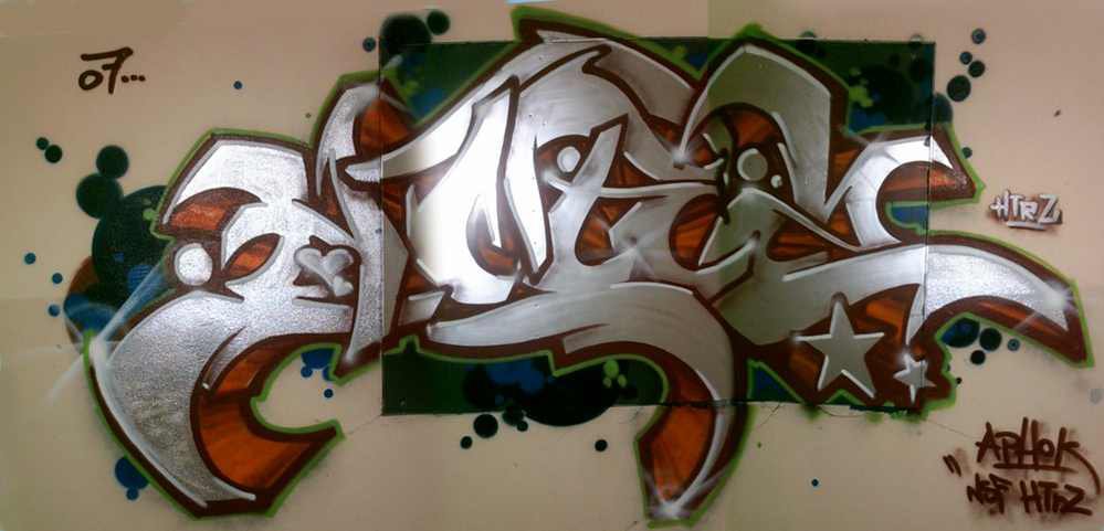 Graffiti Wall in Gera - Photo by geracity - Htrz (2007)