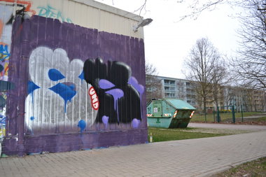 Graffiti Wall in Gera - Photo by geracity - SundS, Sork, Ser (2014)