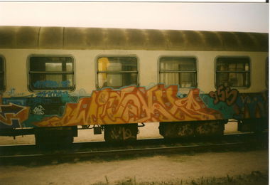 Graffiti Train in Gera - Photo by geracity - Wisky