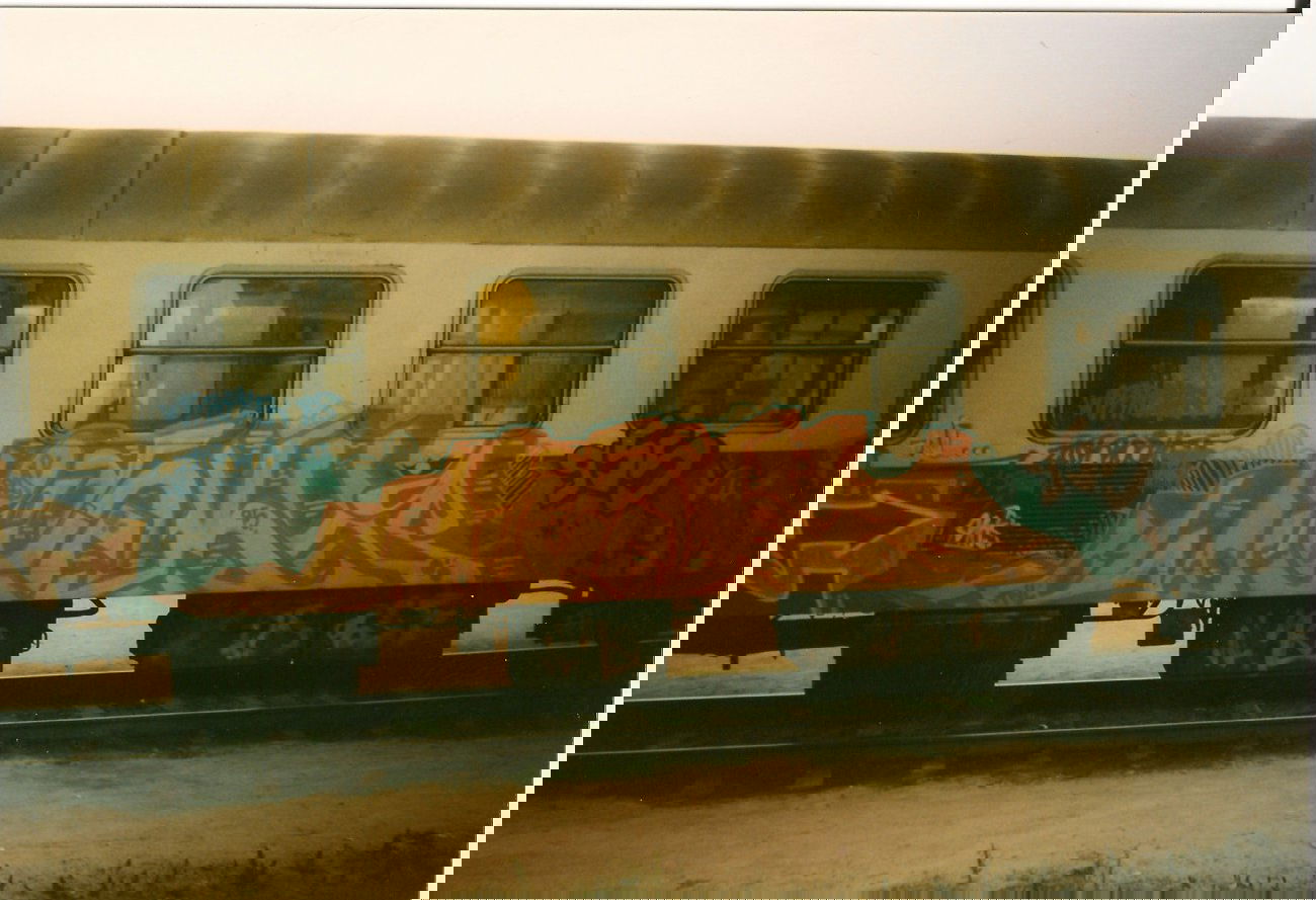 Graffiti Train in Gera - Photo by geracity - Wisky