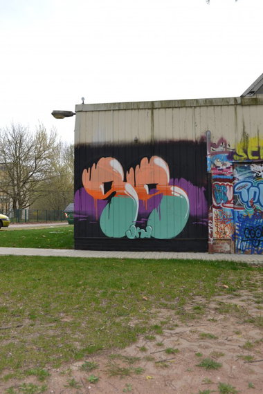Graffiti Wall in Gera - Photo by geracity - Sunds, Ser, Sork (2014)