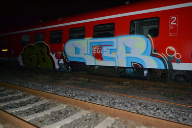 Graffiti Train - Photo by geracity - gb, Ser