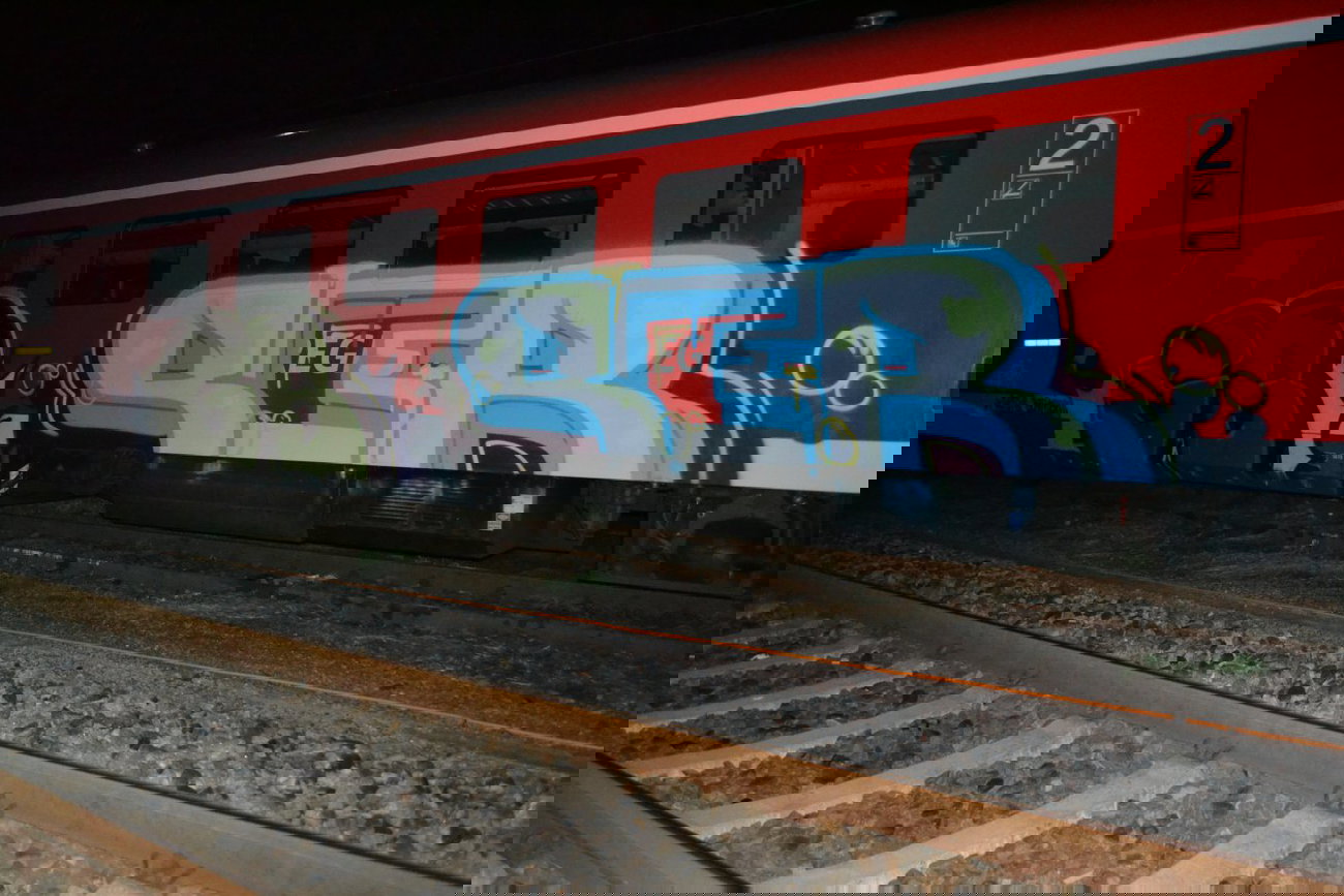 Graffiti Train - Photo by geracity - gb, Ser