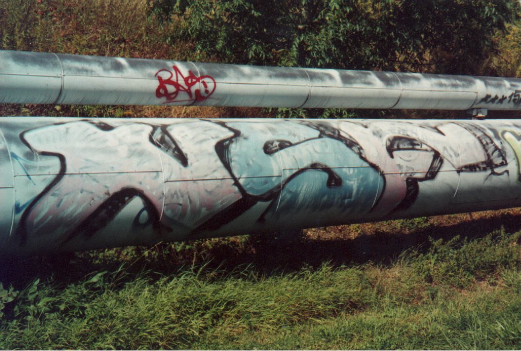 Graffiti Bombing in Gera - Photo by geracity - Nsf