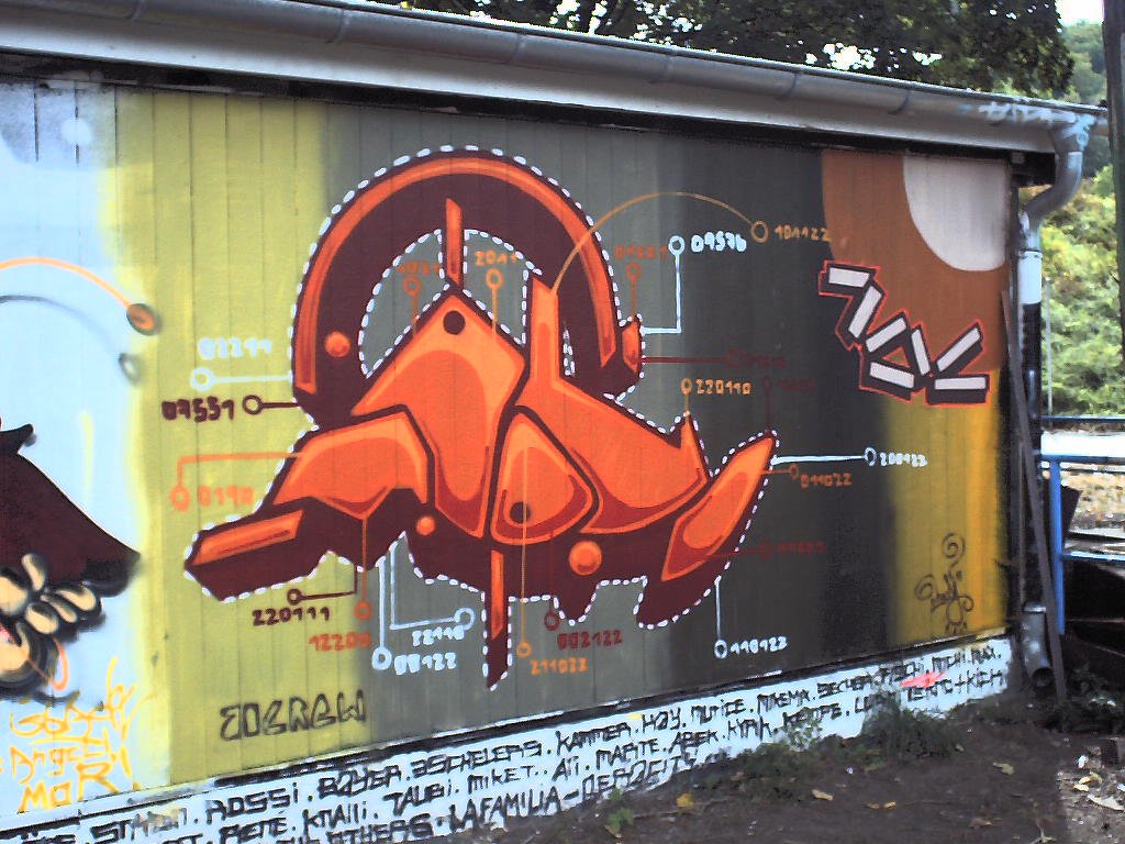 Graffiti Wall in Gera - Photo by geracity - modi