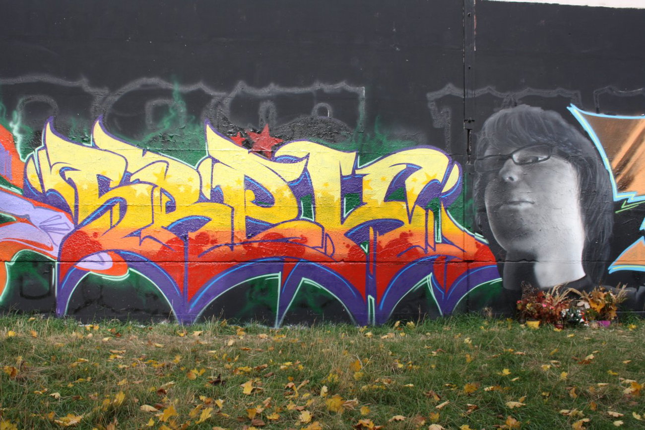 Graffiti Wall in Gera - Photo by geracity - Srek (2012)