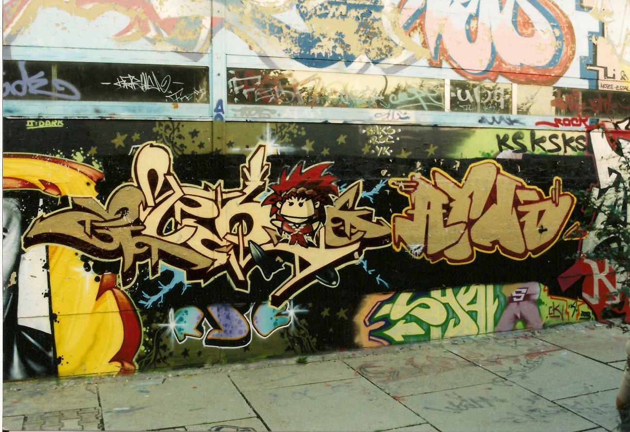 Graffiti Wall in Gera - Photo by geracity - aphok, atos