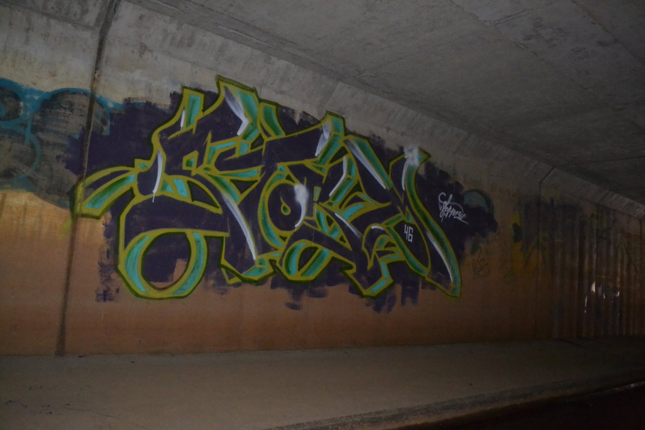 Graffiti Wall in Gera - Photo by geracity - storm (2014)