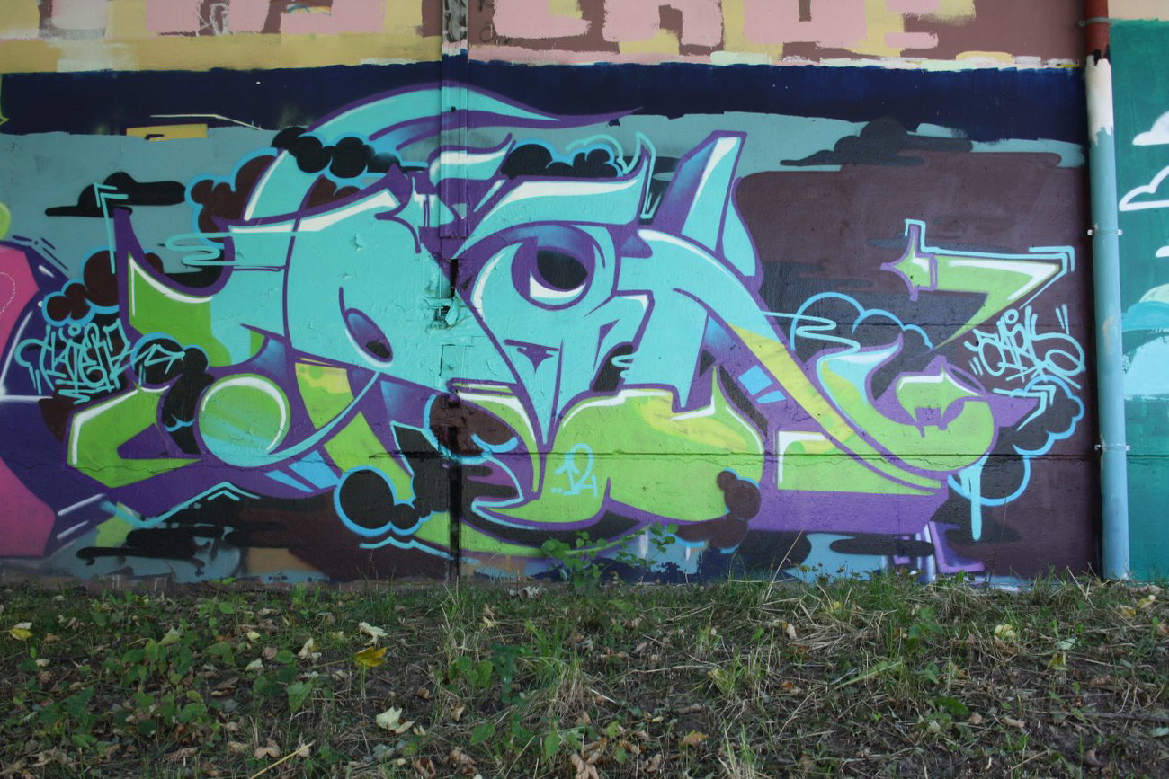 Graffiti Wall in Gera - Photo by geracity - dark (2012)