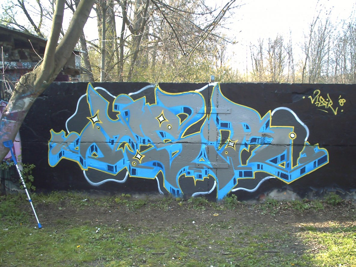Graffiti Wall in Gera - Photo by geracity - visir (2008)