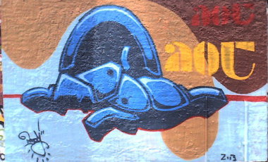 Graffiti Wall - Photo by geracity - modi, aoc (2003)