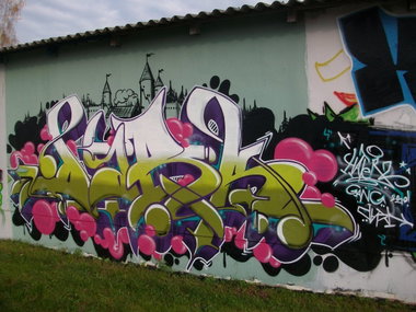 Graffiti Wall in Gera - Photo by geracity - dark (2010)