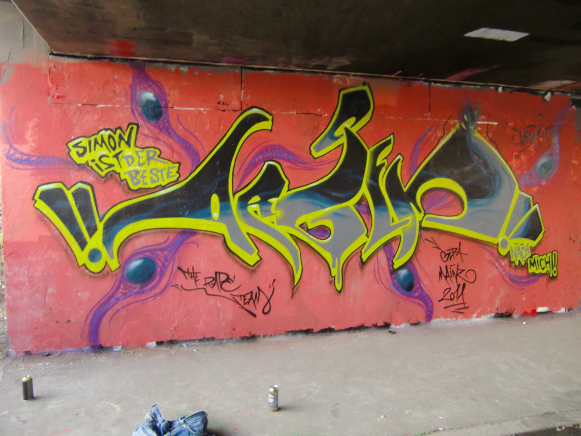 Graffiti Wall in Gera - Photo by geracity - argem (2011)