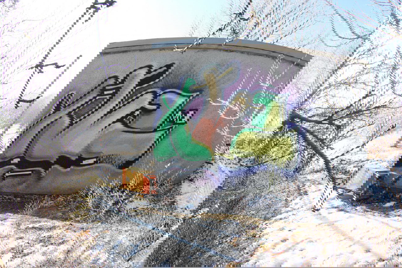 Graffiti Bombing in Gera - Photo by geracity - htrz