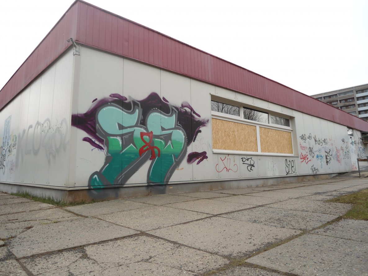Graffiti Wall in Gera - Photo by geracity - s&s, sork, ser (2013)