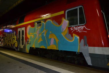Graffiti Train in Gera - Photo by geracity - ser (2010)