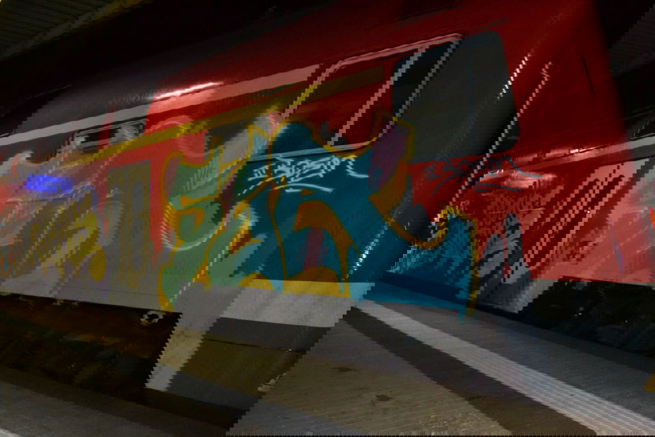 Graffiti Train in Gera - Photo by geracity - ser (2010)