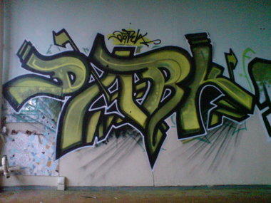 Graffiti Wall in Gera - Photo by geracity - dark