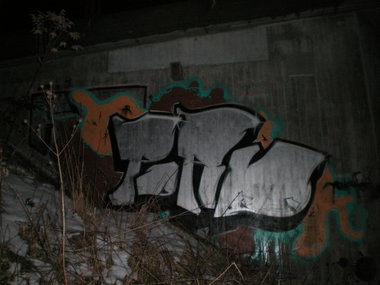 Graffiti Bombing in Gera - Photo by geracity - pord
