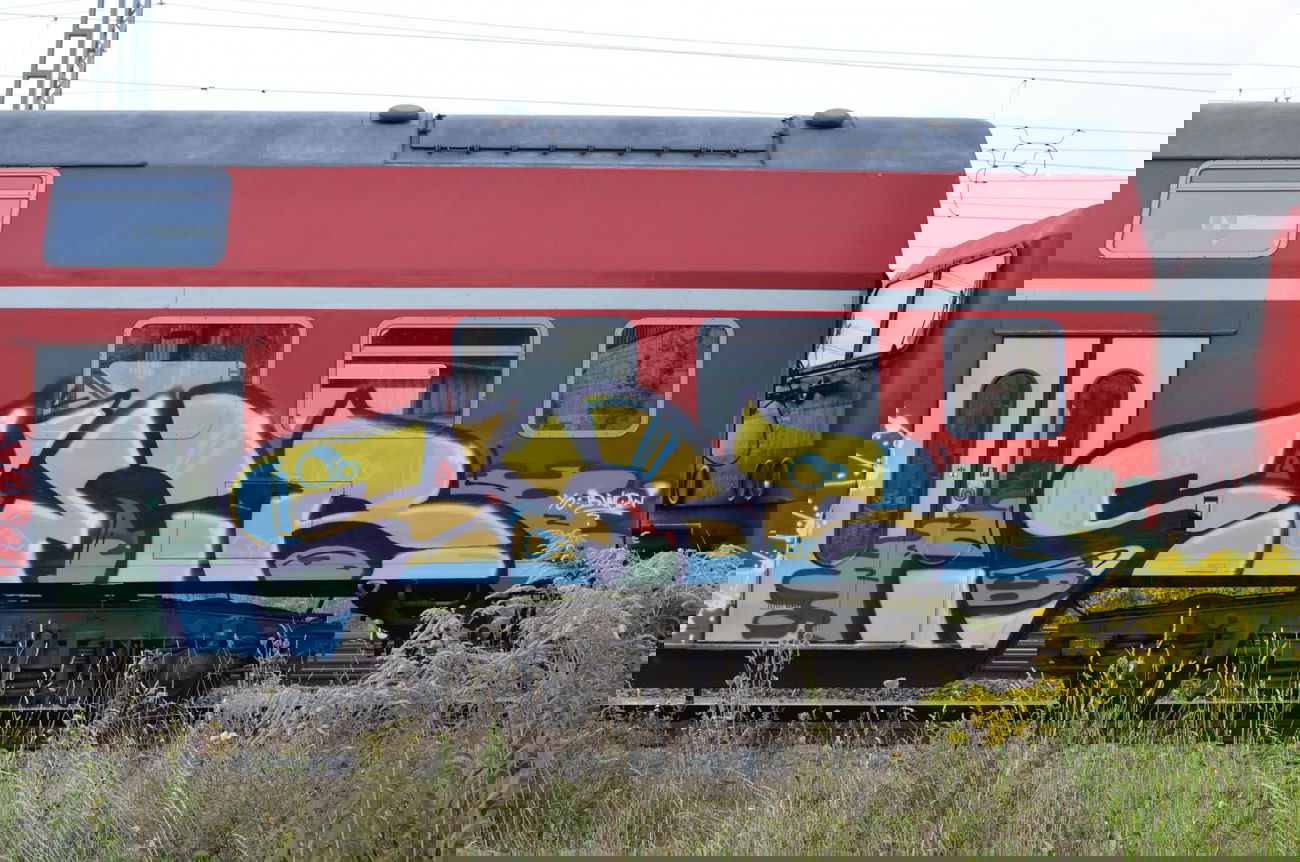 Graffiti Train in Gera - Photo by geracity - ser, sunds (2013)