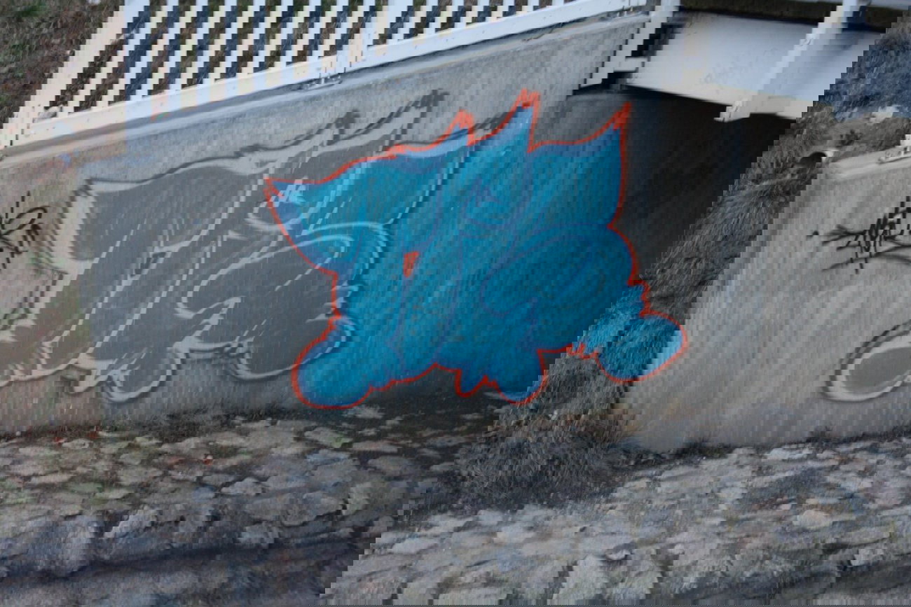 Graffiti Bombing in Gera - Photo by geracity - trs