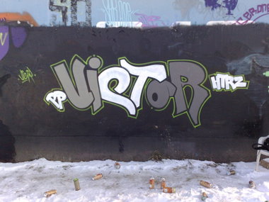 Graffiti Wall in Gera - Photo by geracity - victor, htrz (2010)