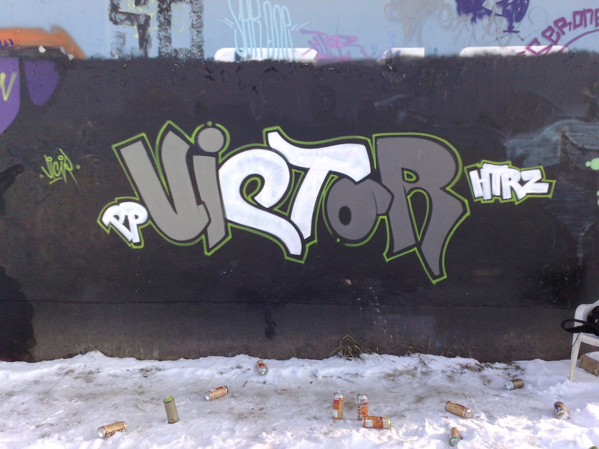 Graffiti Wall in Gera - Photo by geracity - victor, htrz (2010)