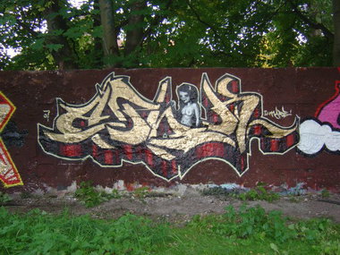 Graffiti Wall in Gera - Photo by geracity - Aphok (2007)