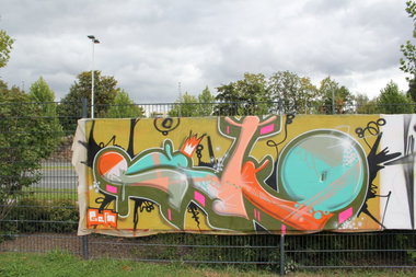 Graffiti Wall in Gera - Photo by geracity - retro