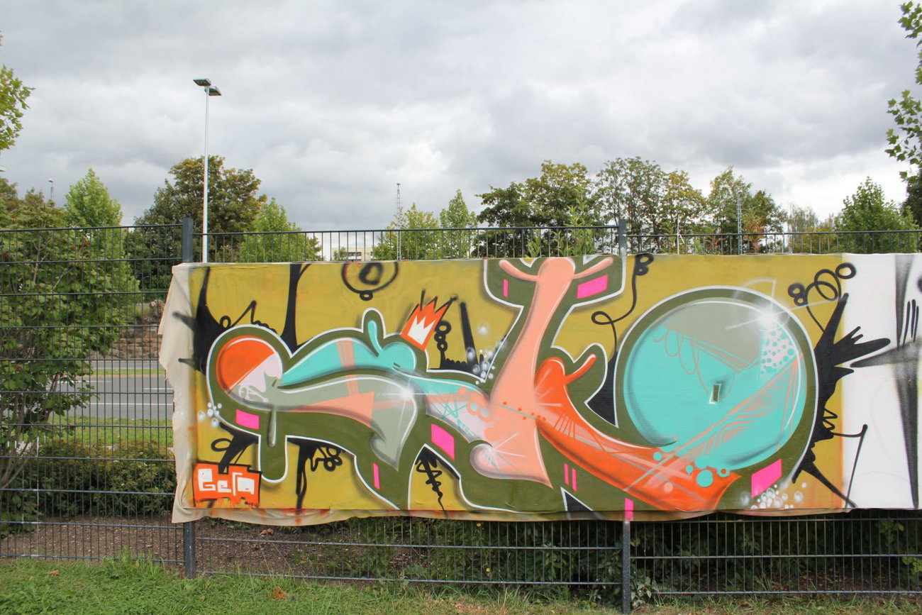 Graffiti Wall in Gera - Photo by geracity - retro