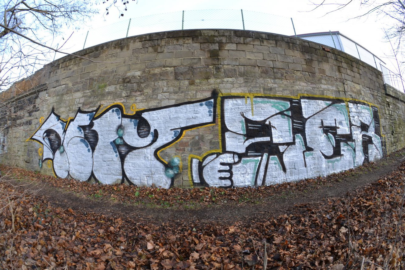Graffiti Wall in Gera - Photo by geracity - kery, ser (2013)