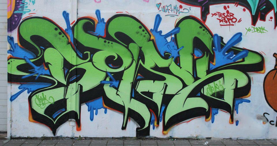 Graffiti Wall - Photo by geracity - Sork, sunds