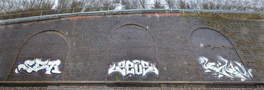 Graffiti Wall in Gera - Photo by geracity - ser, zeus, käry
