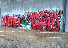 Graffiti Wall in Gera - Photo by geracity - rakls, dachs (2014)