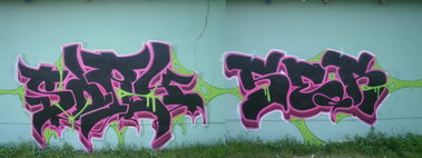 Graffiti Wall in Gera - Photo by geracity - sork, ser, sunds (2009)