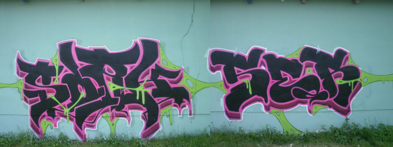 Graffiti Wall in Gera - Photo by geracity - sork, ser, sunds (2009)