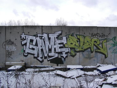 Graffiti Wall in Gera - Photo by geracity - game, over