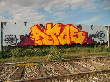 Graffiti Wall in Gera - Photo by geracity - atos (2012)