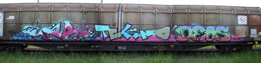 Graffiti Train - Photo by geracity - käry, tekno, deos