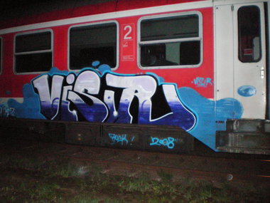 Graffiti Train - Photo by geracity - visir (2008)
